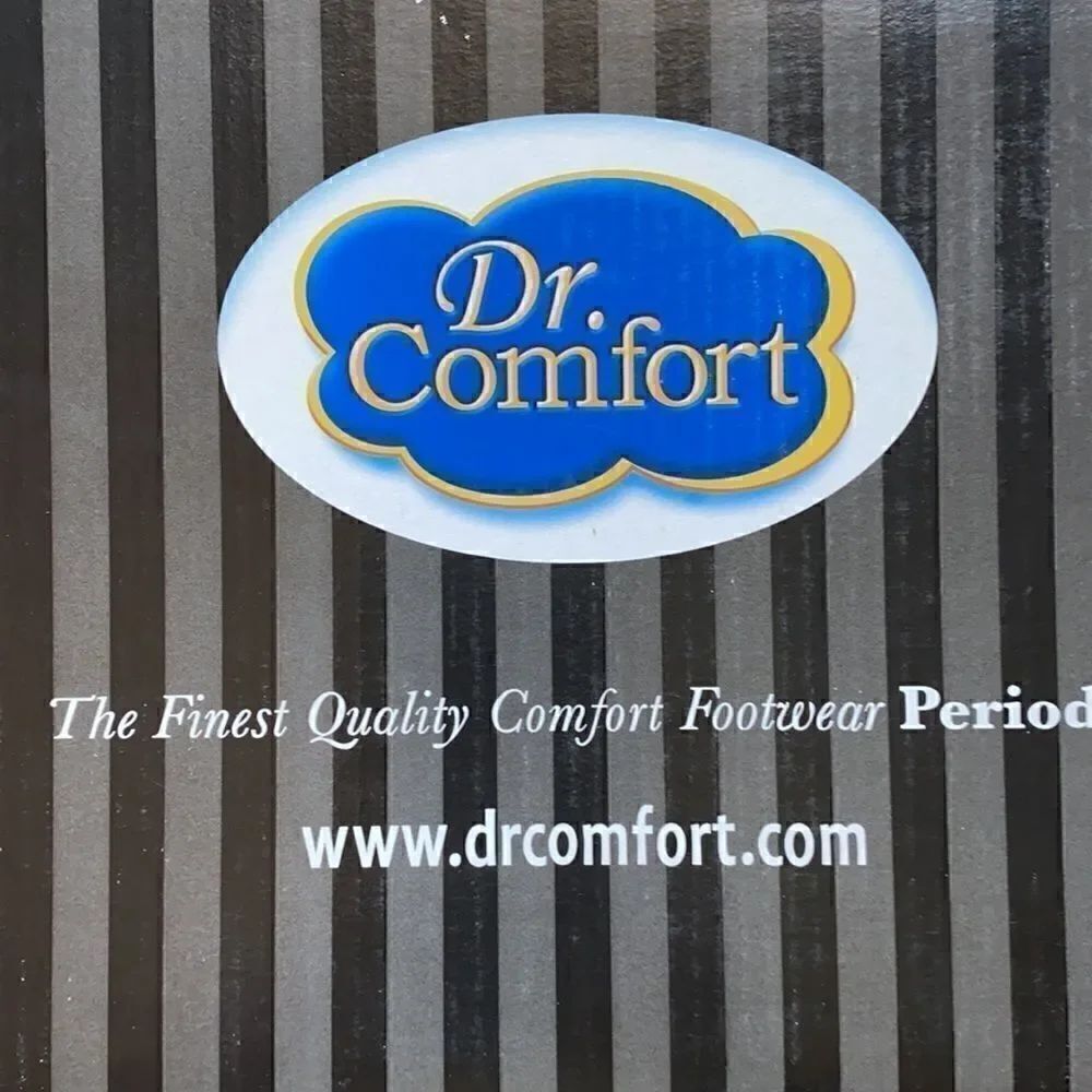 NWOT Dr Comfort Chestnut Brown 8 1/2 W STK 8320 Shoes Comfort Oxford Diabetic - Picture 10 of 12